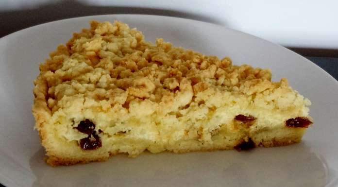 tarte au fromage blanc en crumble