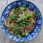 Nouilles de riz à l&rsquo;asiatique 0