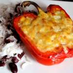 Poivrons farcis au maïs