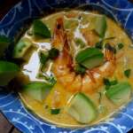 Soupe de maïs aux crevettes
