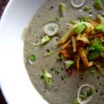 velouté d&rsquo;avocats aux pommes de terre