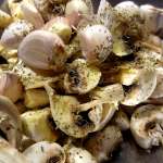 Champignons rôtis à l&rsquo;ail 3