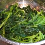 Salade d&rsquo;épinards chinois 11