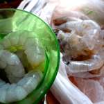 Crevettes aux feuilles de citronnier 1