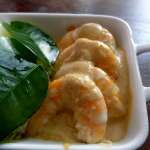 Crevettes aux feuilles de citronnier