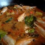 Crevettes aux feuilles de citronnier 5