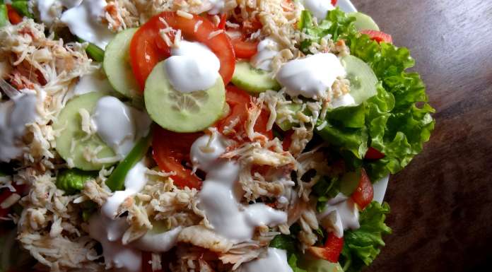 salade de crabe