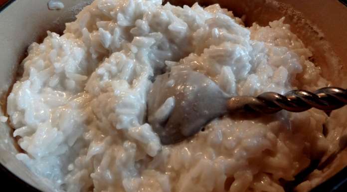 pudding de riz au lait de coco