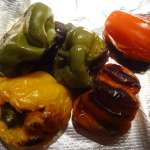 Salade d&rsquo;aubergines, poivrons, oignons 2