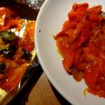 Salade d&rsquo;aubergines, poivrons, oignons 6