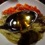 Salade d&rsquo;aubergines, poivrons, oignons 9