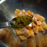 Salade de saumon au curry et huile de coco 2