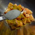 Salade de saumon au curry et huile de coco 3