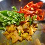 Salade de saumon au curry et huile de coco 4