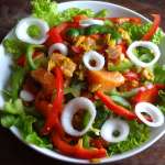 Salade de saumon au curry et huile de coco 5