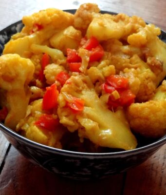 Chou fleur au gingembre – Abeba gomen (Éthiopie)