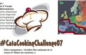Marraine du #CataCookingChallenge07