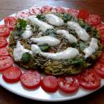 Omelette aux haricots verts