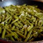 Omelette aux haricots verts 6