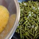 Omelette aux haricots verts 8