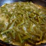 Omelette aux haricots verts 9