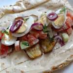Sandwich aubergine oeuf 14