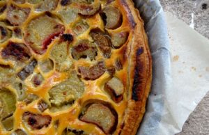 Tarte à la rhubarbe surgelée