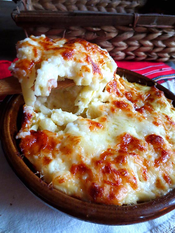 recettes albanaises gratin de pâtes