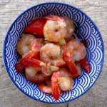 Crevettes au caramel 0
