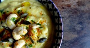 Crème de chou fleur au miso