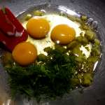 Omelette aux fanes de radis 10