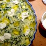 Polenta gratinée aux épinards 8