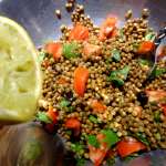Taboulé de lentilles au halloumi 6