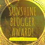 sunshine blog award