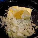 Chou rôti sauce oignon et moutarde 6