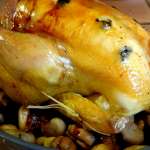 Poularde truffée et farcie