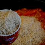 Riz oriental et poisson frit 12
