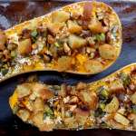 Butternut aux chèvre et graines 0