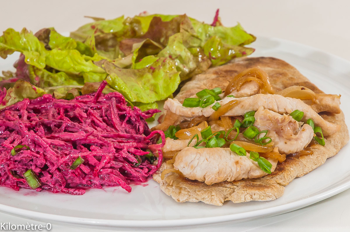 Naan au poulet