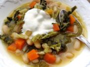 soupe aux chou et haricots