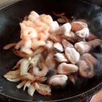 Crevettes et moules à la crème aux herbes 3