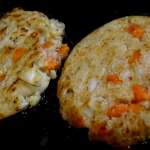 Galettes de chou fleur et carottes 11