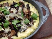 Polenta aux herbes et champignons