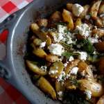 Pommes de terre au citron feta menthe