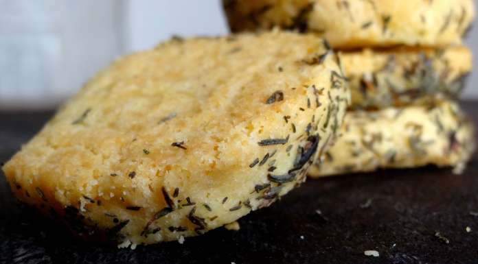 sablés aux parmesan et thym