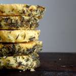 Sablés aux parmesan et thym