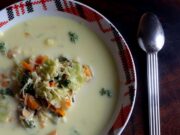 Soupe aux moules et ravioles