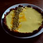Tarte citron et fruits de la passion