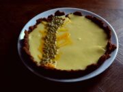 Tarte citron et fruits de la passion