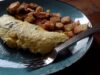 Omelette aux truffes et croûtons